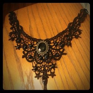 Vintage lace necklace